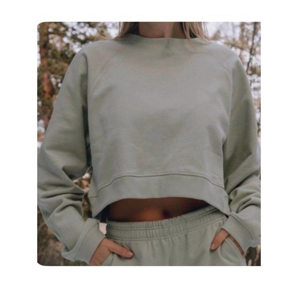 Daily Drills Cropped Reversible Crewneck Top
